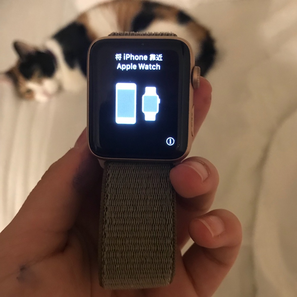 Apple watch series 3 rose gold icloud locked